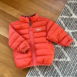 REI reversible toddlers puffer coat 18m